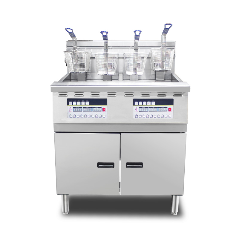 Computer Control Panel Stainless Steel Electric Commercial Standing Deep Fryer