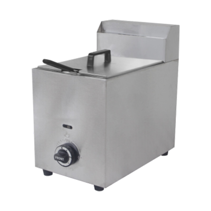 Stainless Steel Natural Gas/LPG Commercial Countertop Deep Fryer