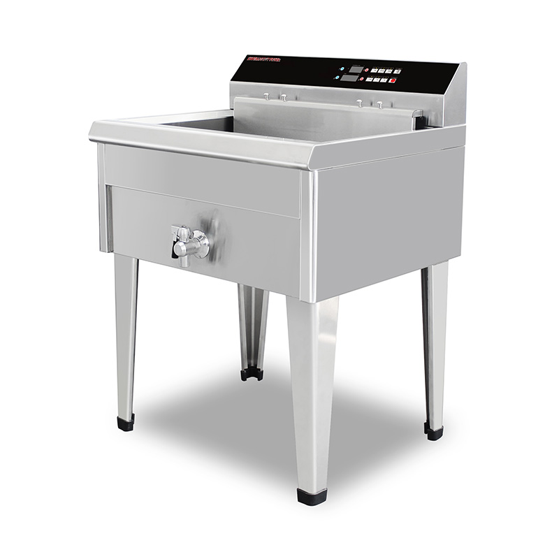 Computer Control Panel Stainless Steel Electric Commercial Standing Deep Fryer