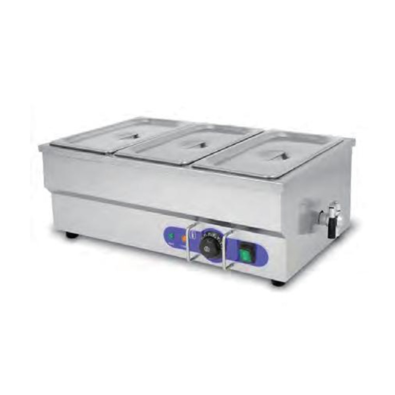 Stainless Steel Commercial Electric Bain Marie Machine With Immersion Heater