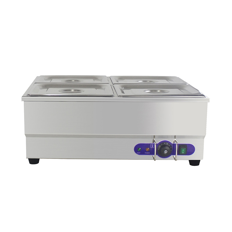 Stainless Steel Commercial Electric Bain Marie Machine With Immersion Heater