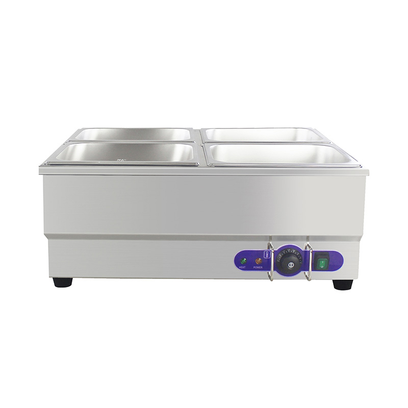 Stainless Steel Commercial Electric Bain Marie Machine With Immersion Heater
