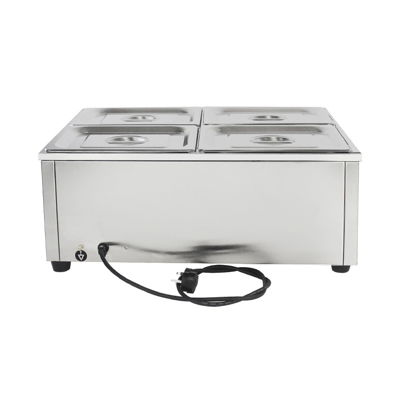 Stainless Steel Commercial Electric Bain Marie Machine With Immersion Heater