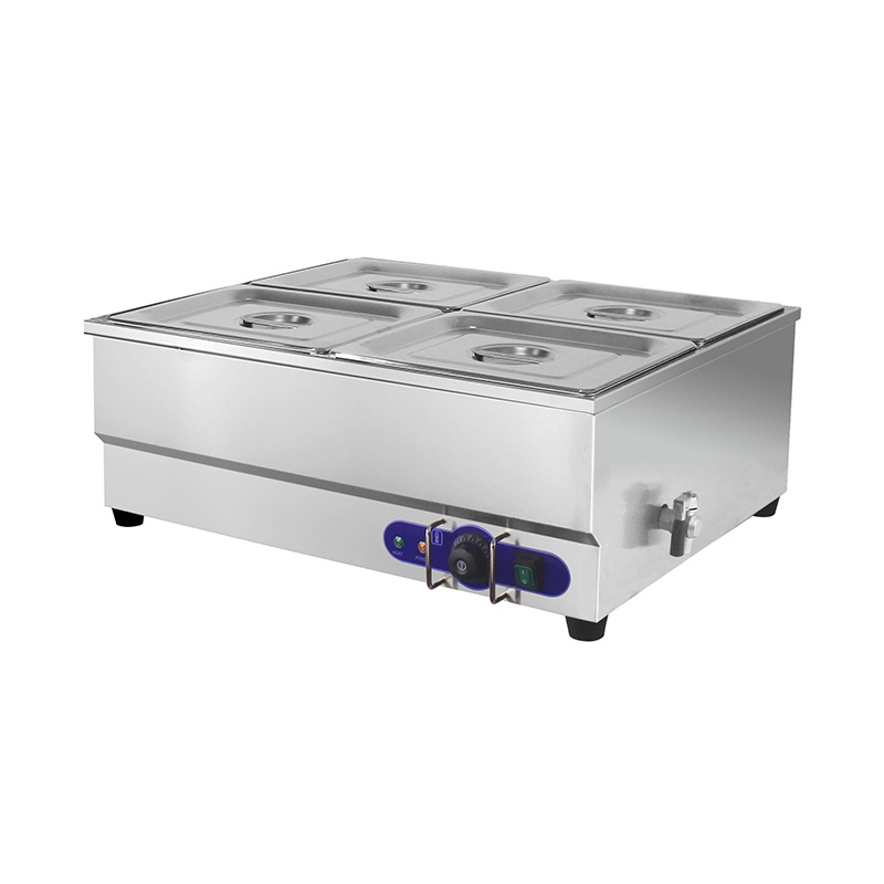 Stainless Steel Commercial Electric Bain Marie Machine With Immersion Heater