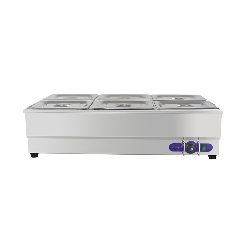 Stainless Steel Commercial Electric Bain Marie Machine With Immersion Heater