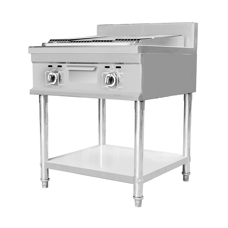 Natural Gas/LPG Lava Rock Grill Outdoor Indoor Kitchen Machine