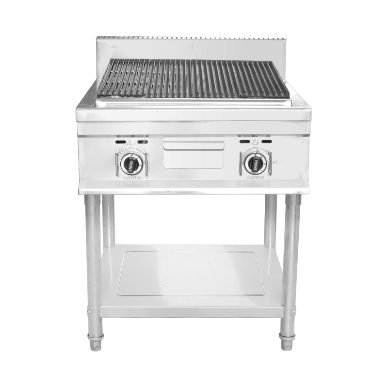 Natural Gas/LPG Lava Rock Grill Outdoor Indoor Kitchen Machine