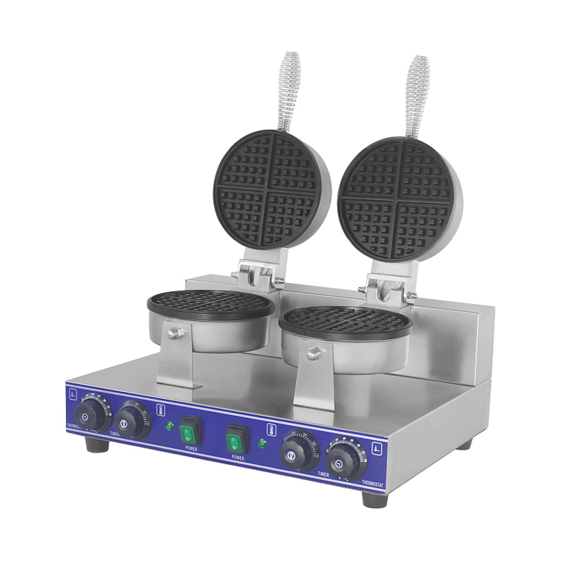 Stainless Steel Commercial Restaurant Electric Waffle Maker Machine
