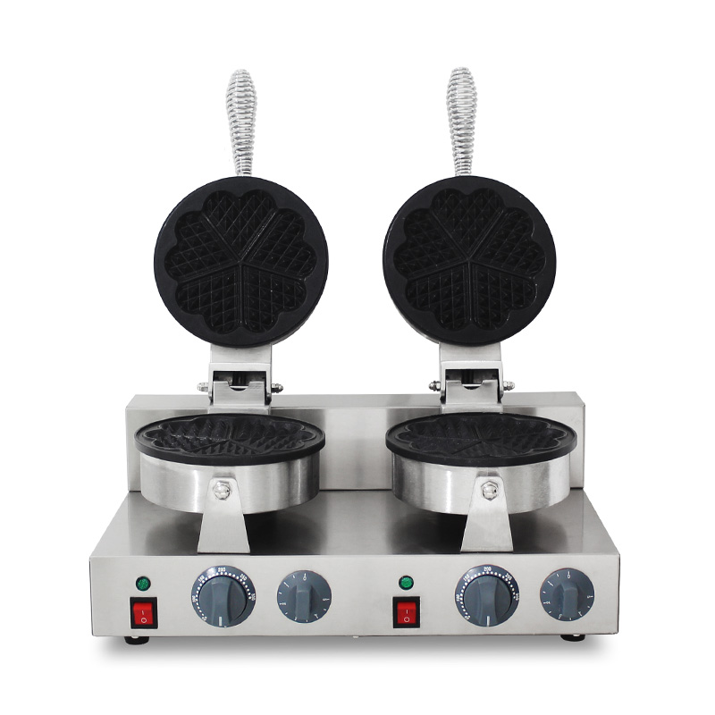 Stainless Steel Commercial Restaurant Electric Waffle Maker Machine