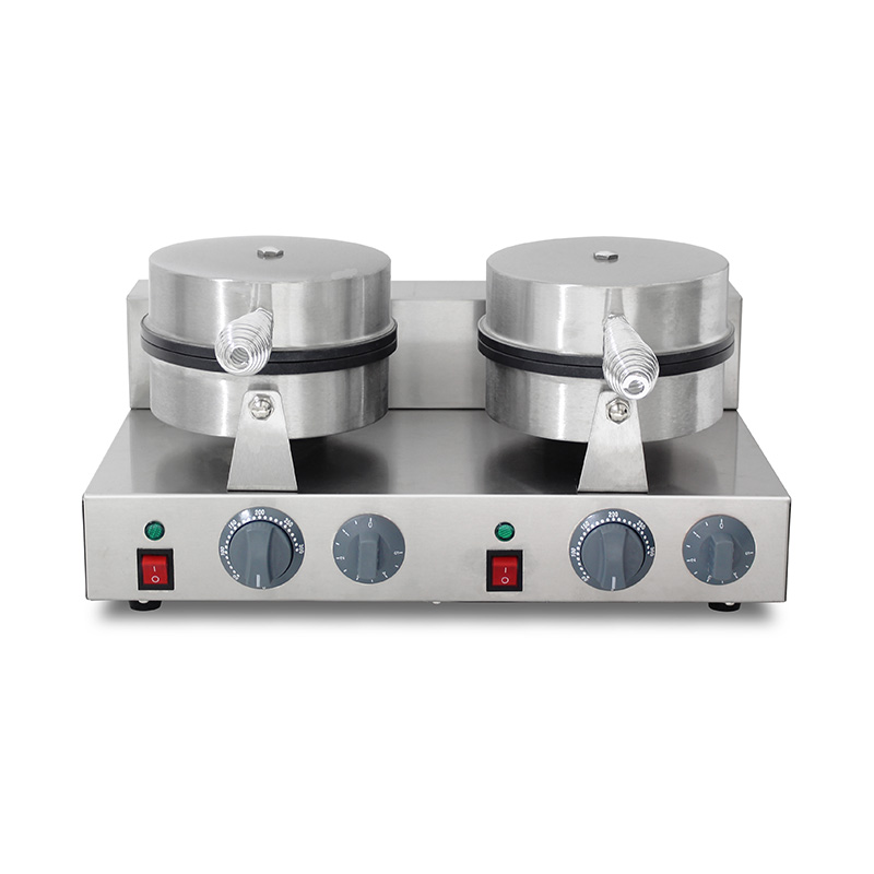 Stainless Steel Commercial Restaurant Electric Waffle Maker Machine