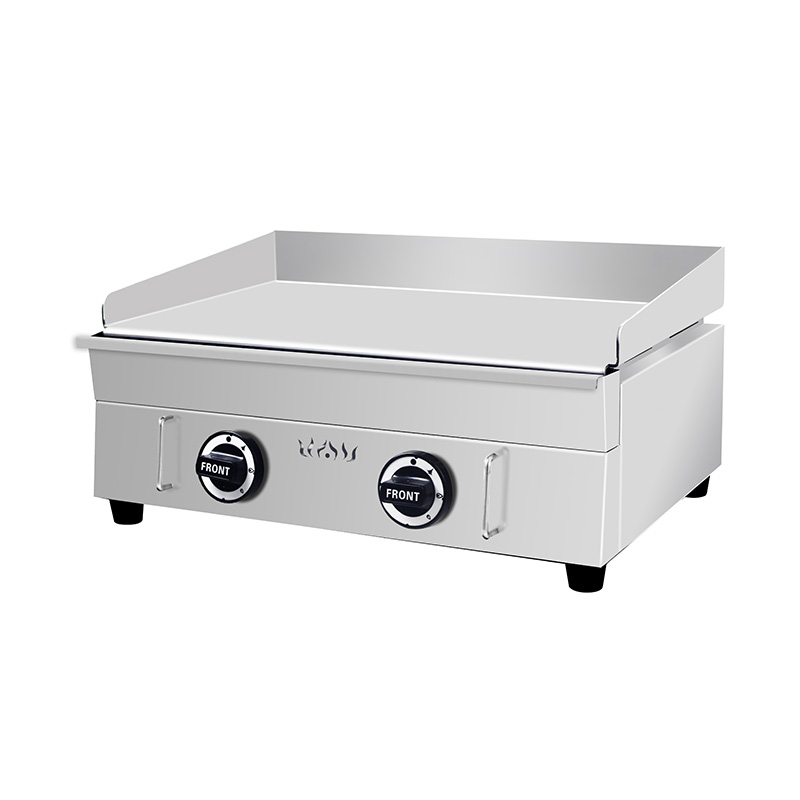 430 SS Plate Stainless Steel Natural Gas/LPG Commercial Griddle