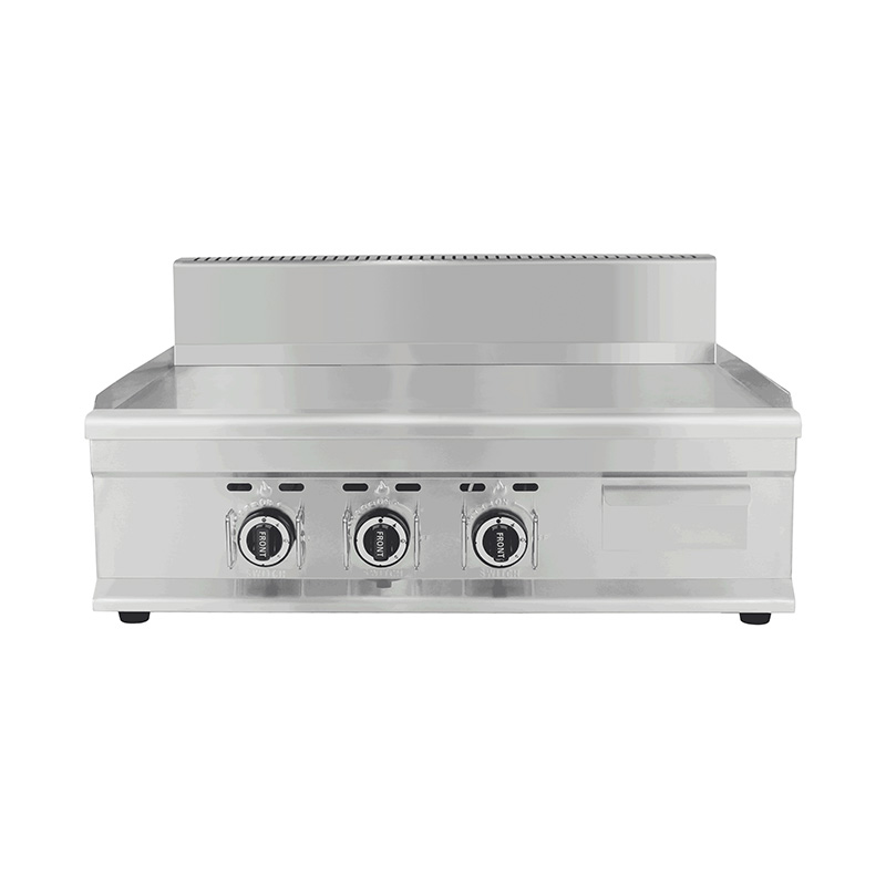 Flat Plate Pattern Stainless Steel Natural Gas/LPG Commercial Griddle