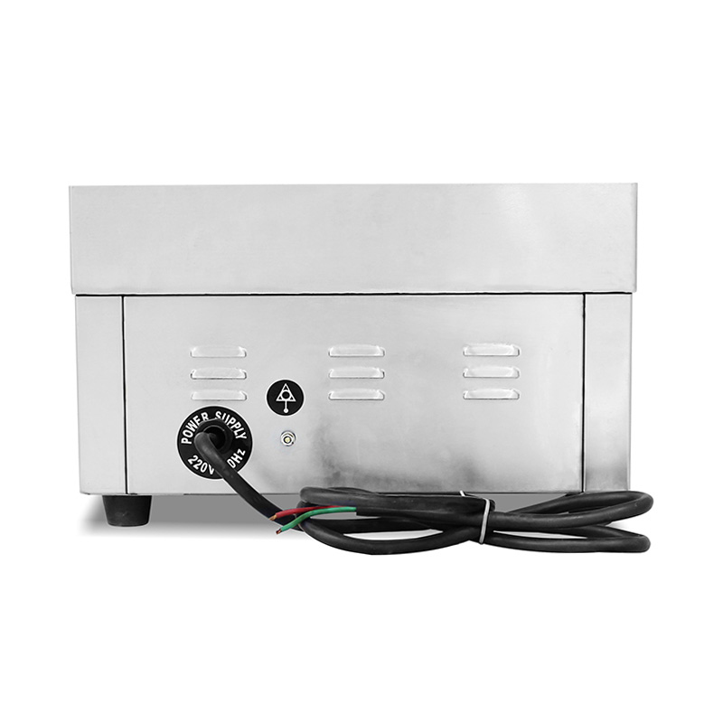 Groove Plate Pattern Stainless Steel Commercial Kitchen Countertop Electric Griddle