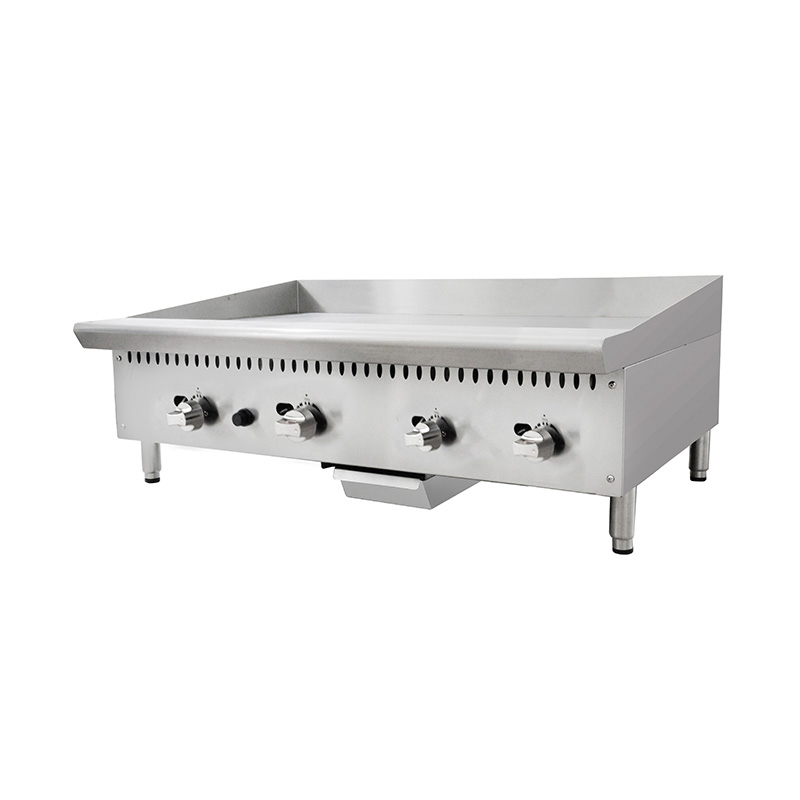 Stainless Steel Natural Gas/LPG Commercial Griddle with Flame Out Protector