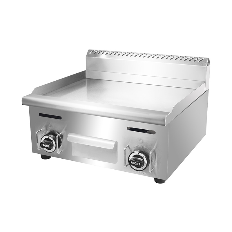 Flat Plate Pattern Stainless Steel Natural Gas/LPG Commercial Griddle