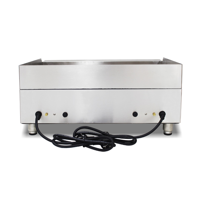 4.4kW Electric Griddle Stainless Steel Commercial Kitchen Countertop