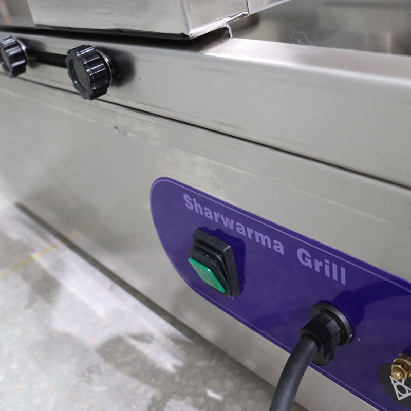 Stainless Steel Commercial Natural Gas/LPG Shawarma Grill Kitchen Machine