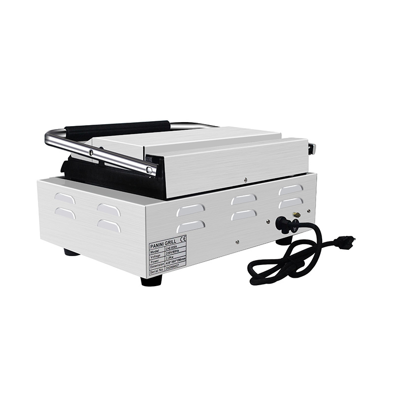 Stainless Steel Commercial Electric Panini Grill Kitchen Machine