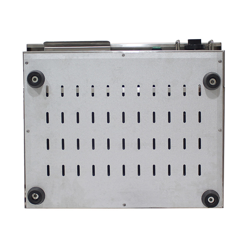 Half Smooth Half Groove Plate Pattern Stainless Steel Commercial Kitchen Countertop Electric Griddle