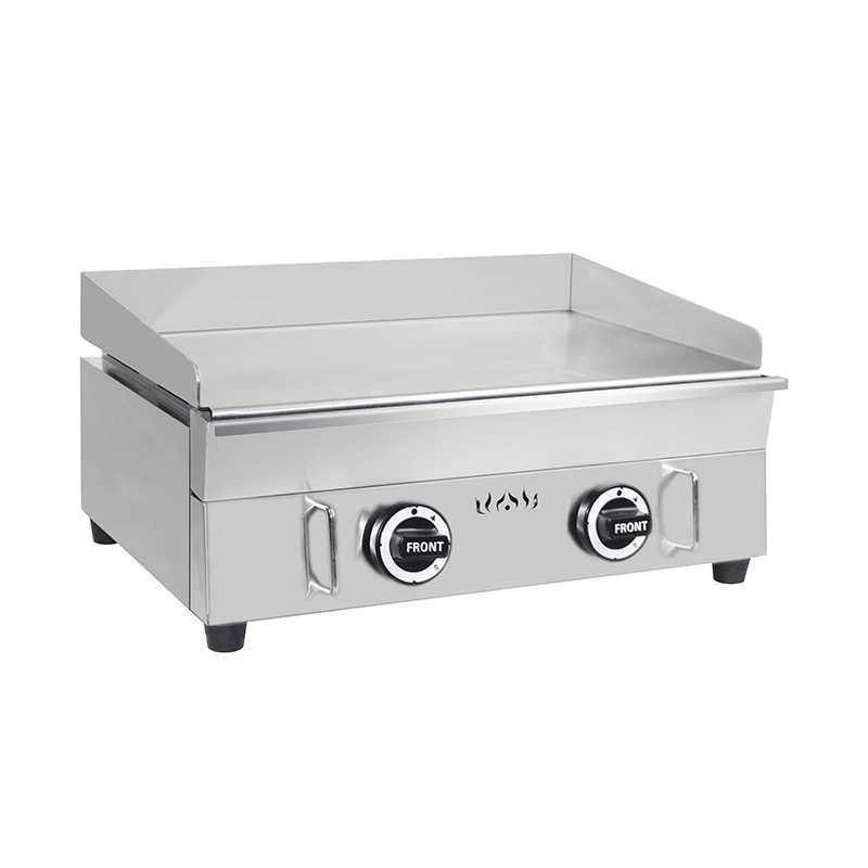 430 SS Plate Stainless Steel Natural Gas/LPG Commercial Griddle