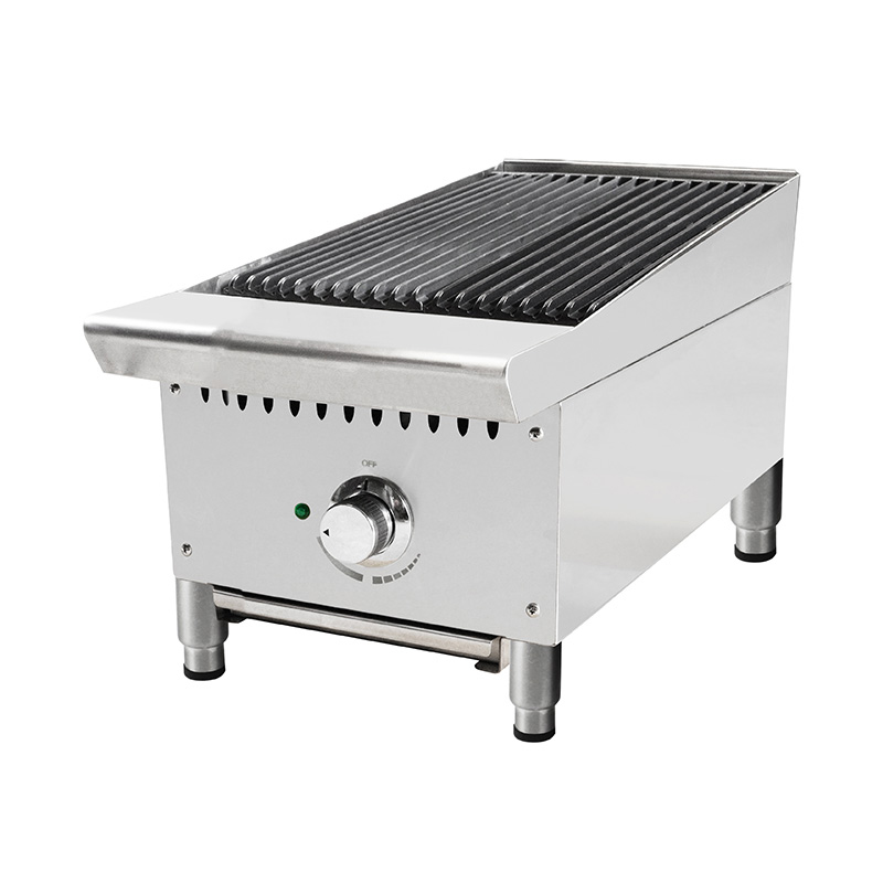 Natural Gas/LPG Lava Rock Grill With Burners Outdoor Indoor Kitchen Machine