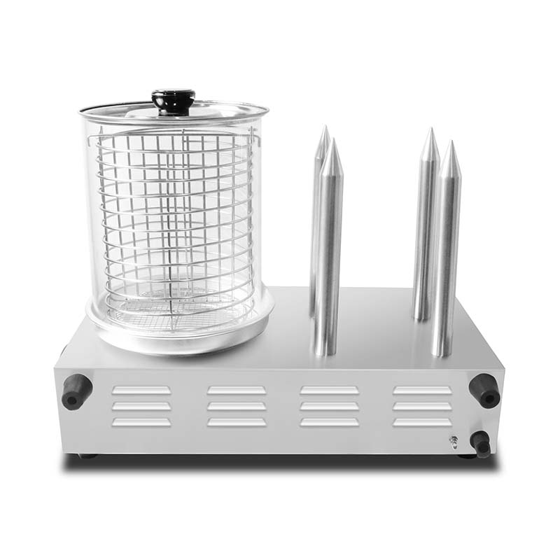 Stainless Steel Hot Dog and Bun Warmer Machine With Sticks