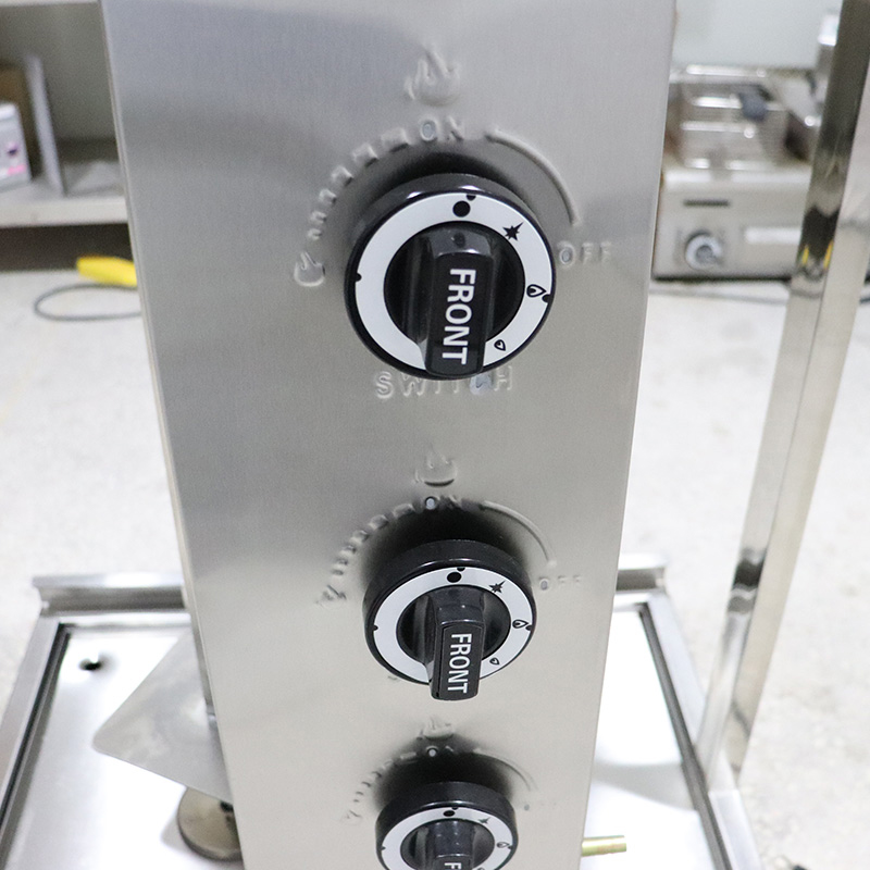 Stainless Steel Commercial Natural Gas/LPG Shawarma Grill Kitchen Machine