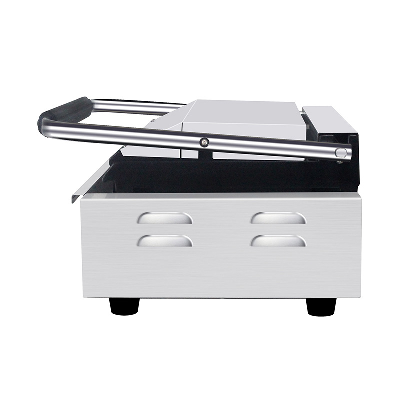 Stainless Steel Commercial Electric Panini Grill Kitchen Machine