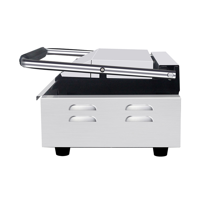 Stainless Steel Commercial Electric Panini Grill Kitchen Machine