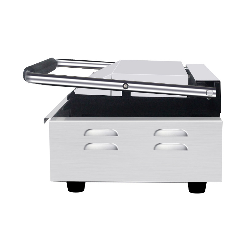 Stainless Steel Commercial Electric Panini Grill Kitchen Machine