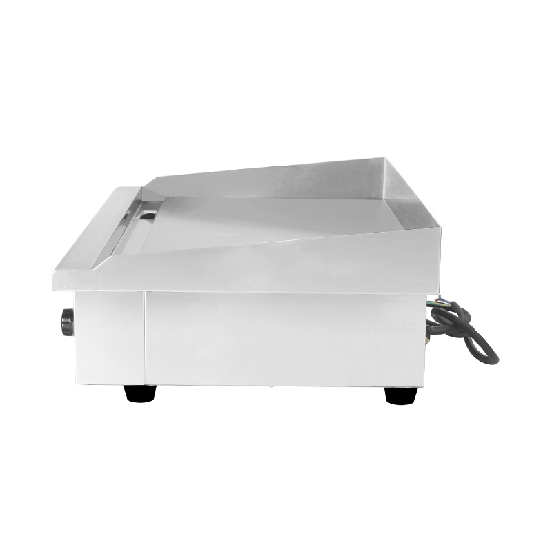 Flat Plate Pattern Stainless Steel Commercial Kitchen Electric Griddle