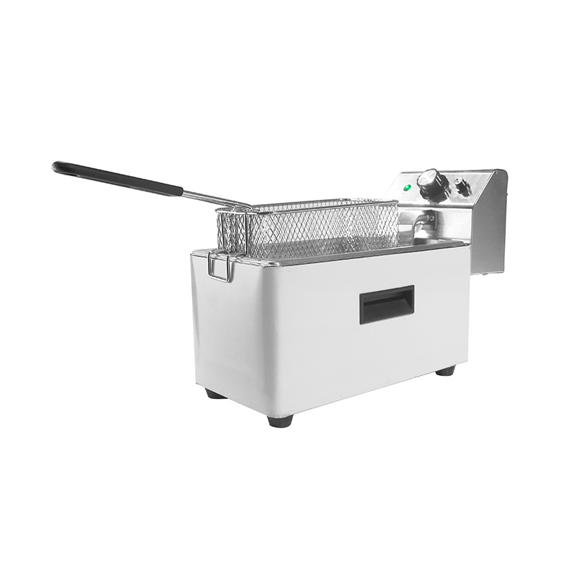Stainless Steel Electric Commercial Countertop Deep Fryer