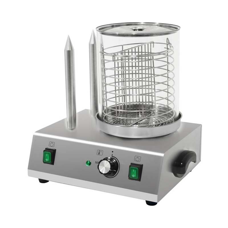 Stainless Steel Hot Dog and Bun Warmer Machine With Sticks