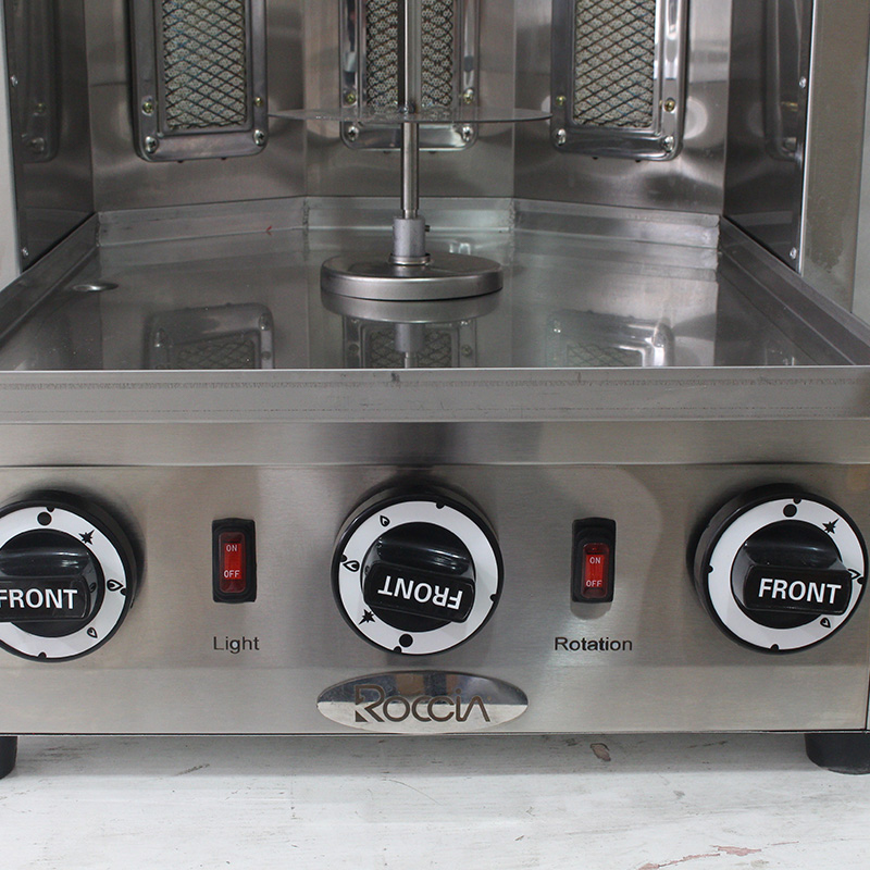 Stainless Steel Commercial Natural Gas/LPG Shawarma Grill Kitchen Machine