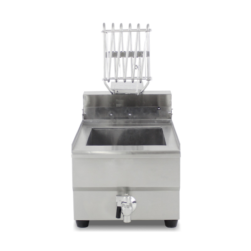 Computer Control Panel Stainless Steel Electric Commercial Countertop Deep Fryer