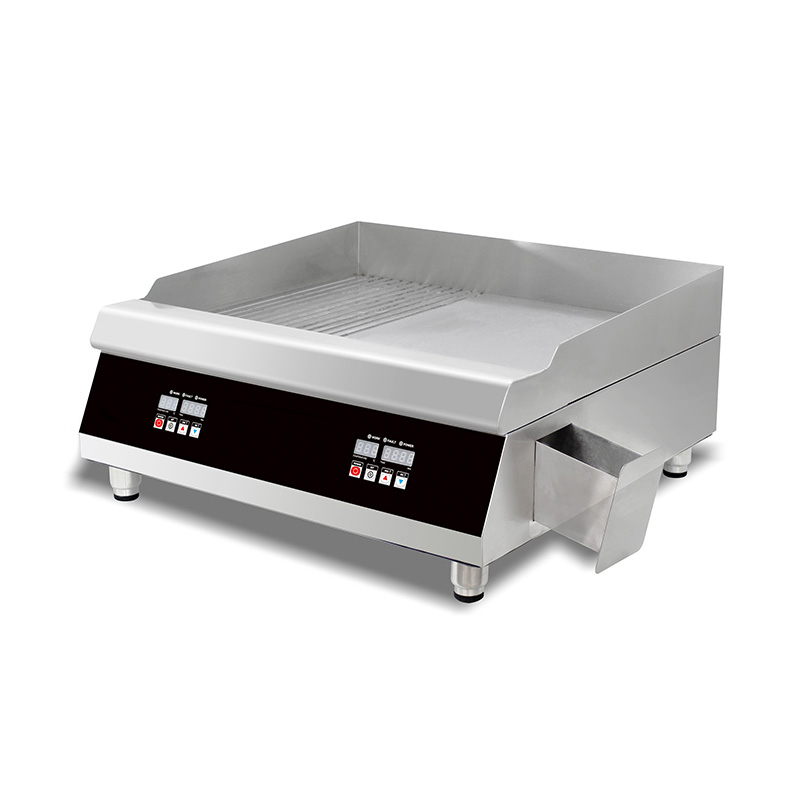Computer Control Panel Stainless Steel Commercial Kitchen Countertop Electric Griddle