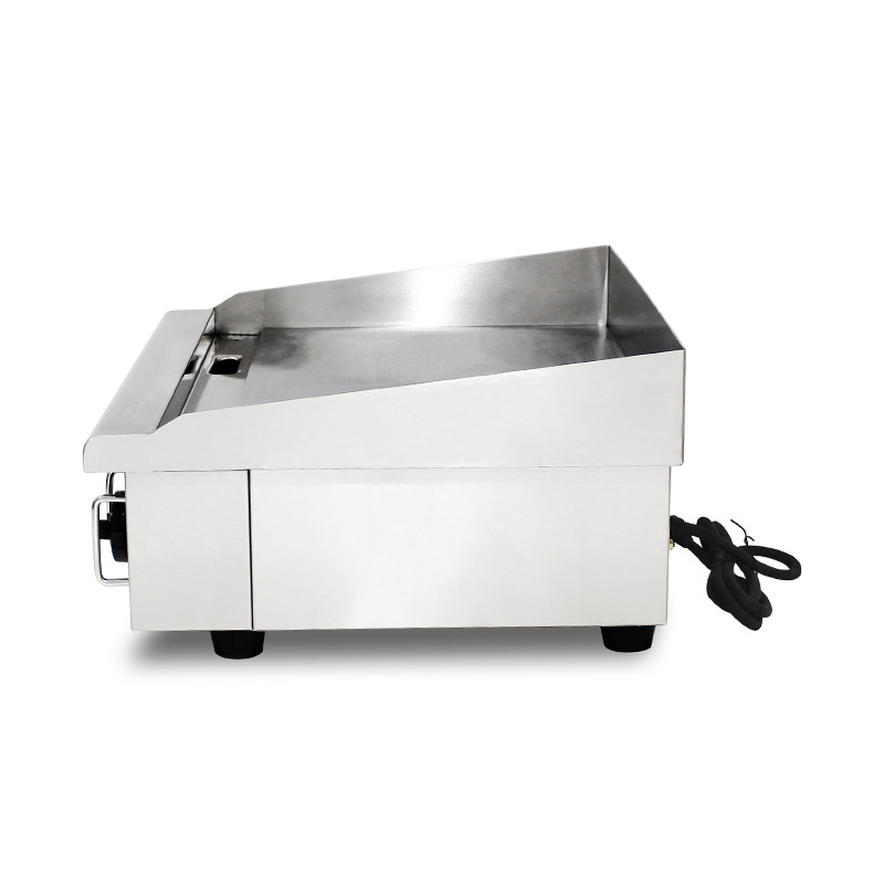 Flat Plate Pattern Stainless Steel Commercial Kitchen Electric Griddle