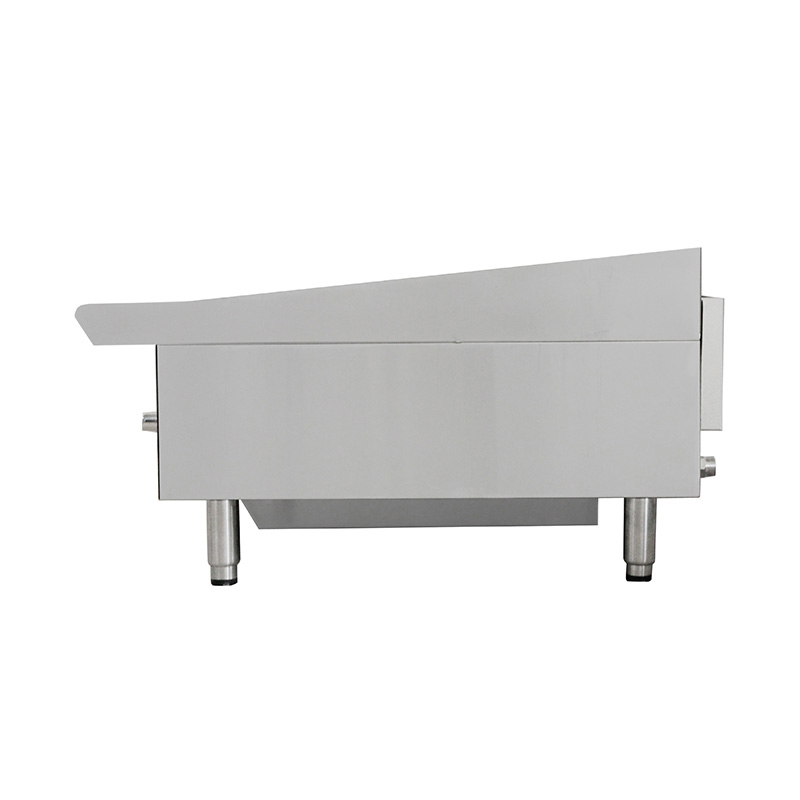 Stainless Steel Natural Gas/LPG Commercial Griddle with Flame Out Protector