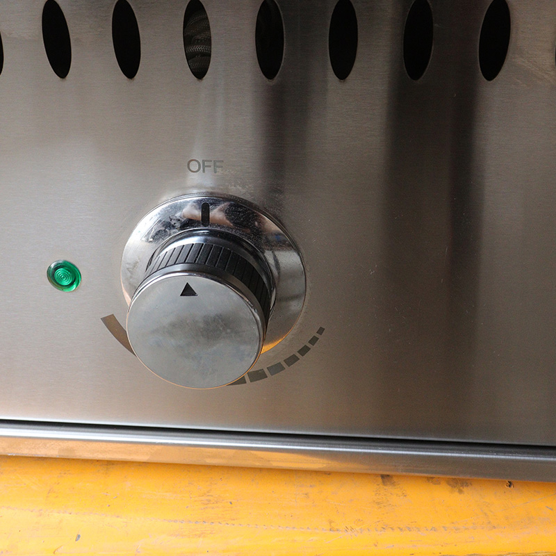 Natural Gas/LPG Lava Rock Grill With Burners Outdoor Indoor Kitchen Machine