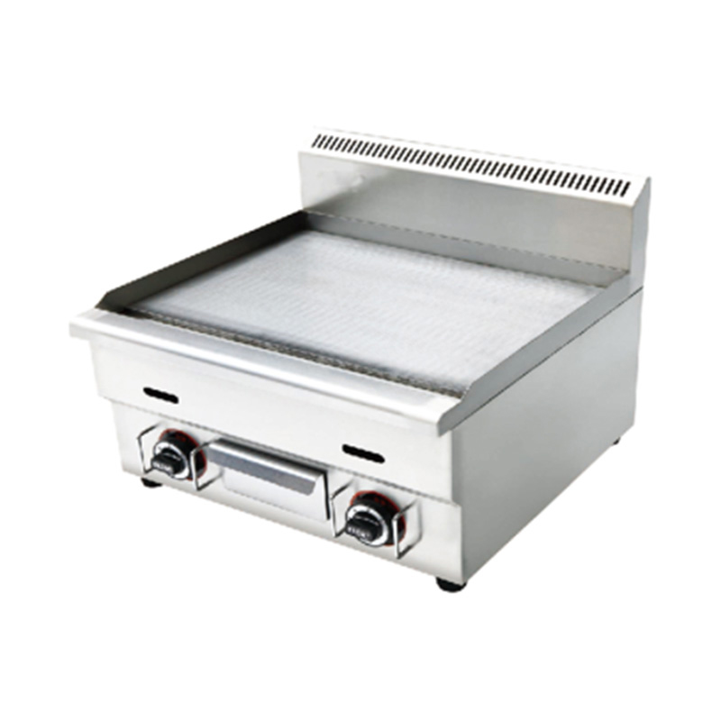 Flat Plate Pattern Stainless Steel Natural Gas/LPG Commercial Griddle