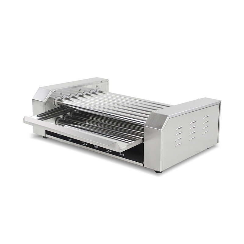 Stainless Steel Electric Hot Dog Roller Grill Machine