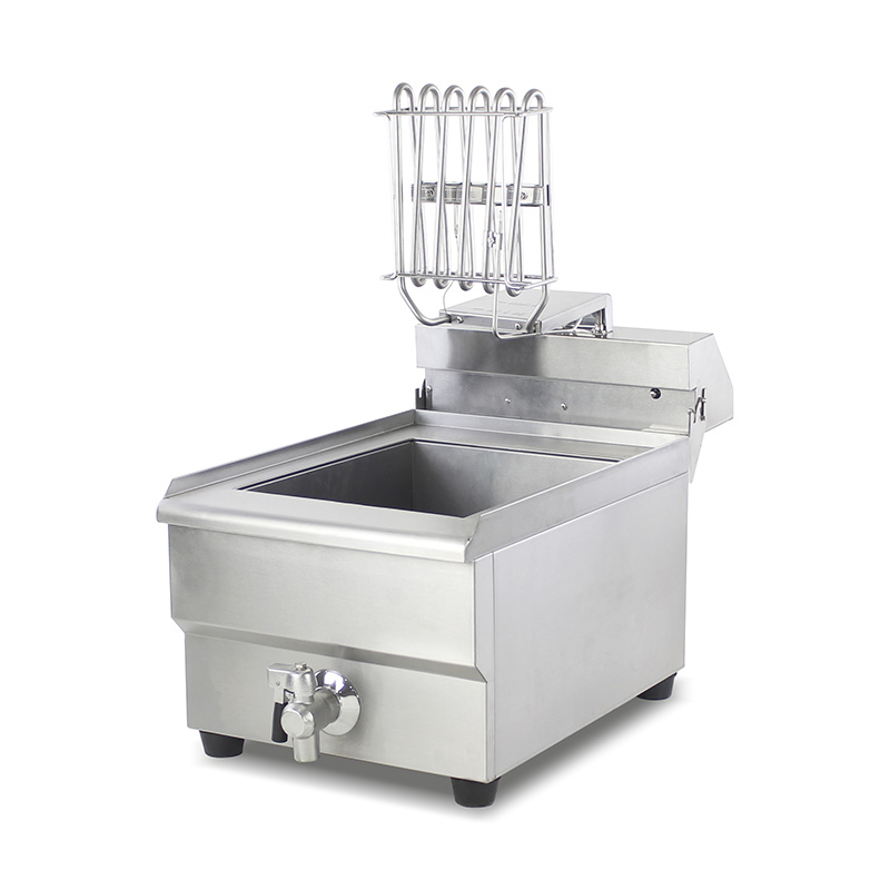 Computer Control Panel Stainless Steel Electric Commercial Countertop Deep Fryer