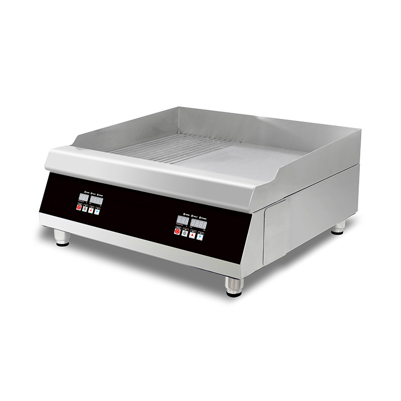 Computer Control Panel Stainless Steel Commercial Kitchen Countertop Electric Griddle
