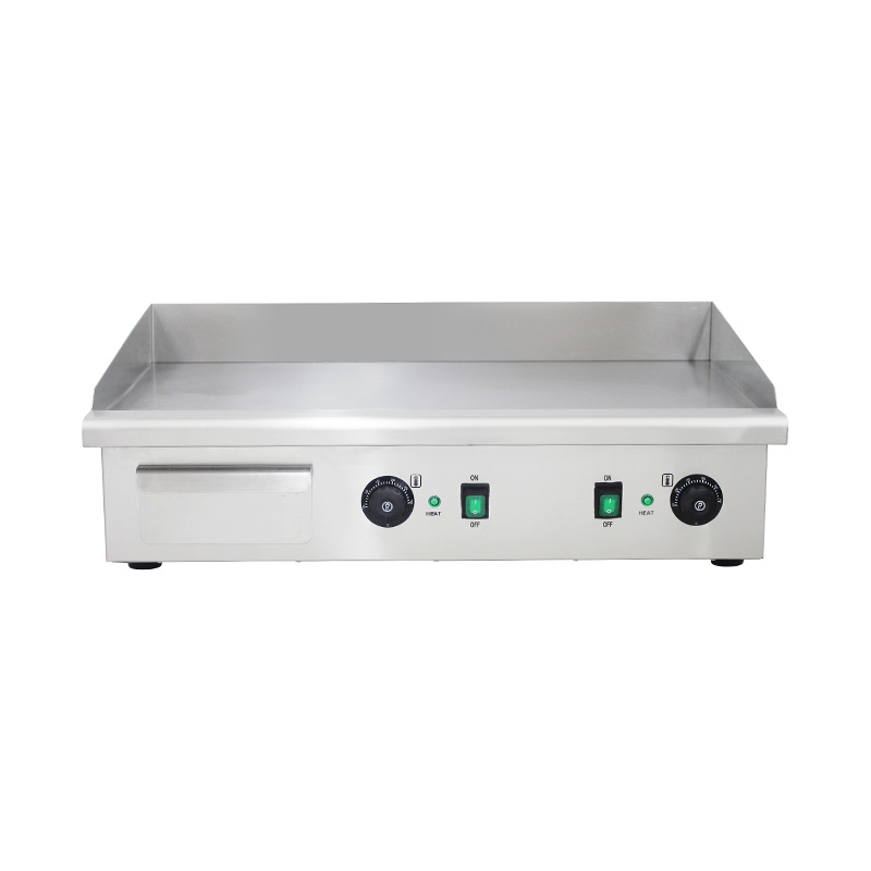 Flat Plate Pattern Stainless Steel Commercial Kitchen Electric Griddle
