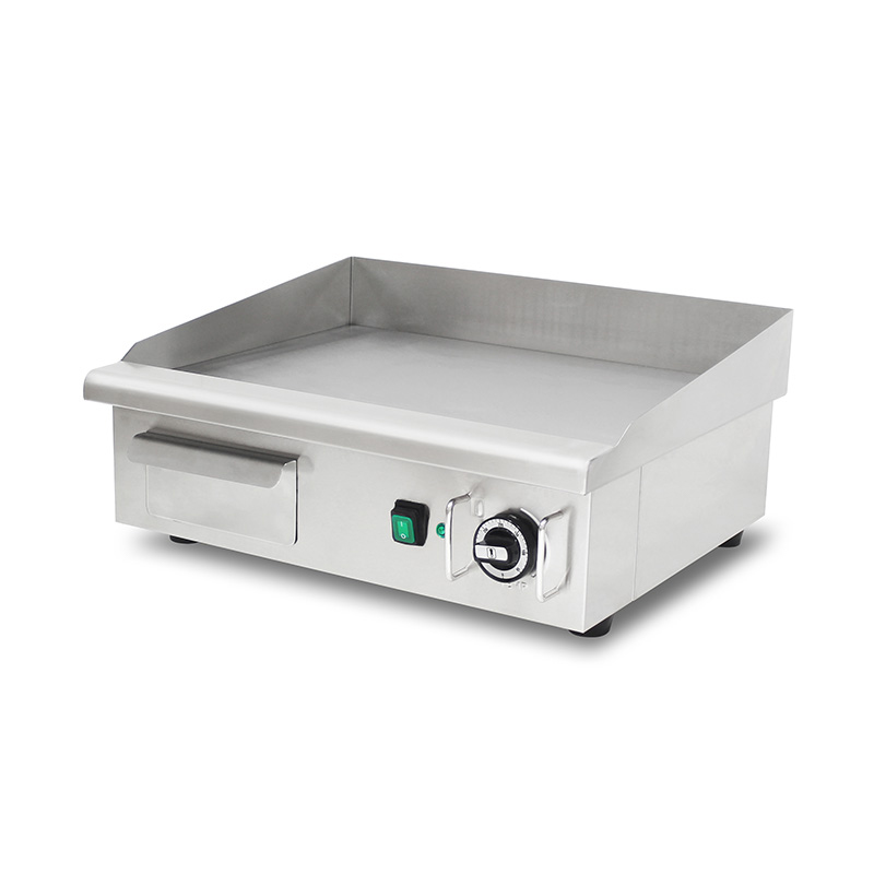 Flat Plate Pattern Stainless Steel Commercial Kitchen Electric Griddle
