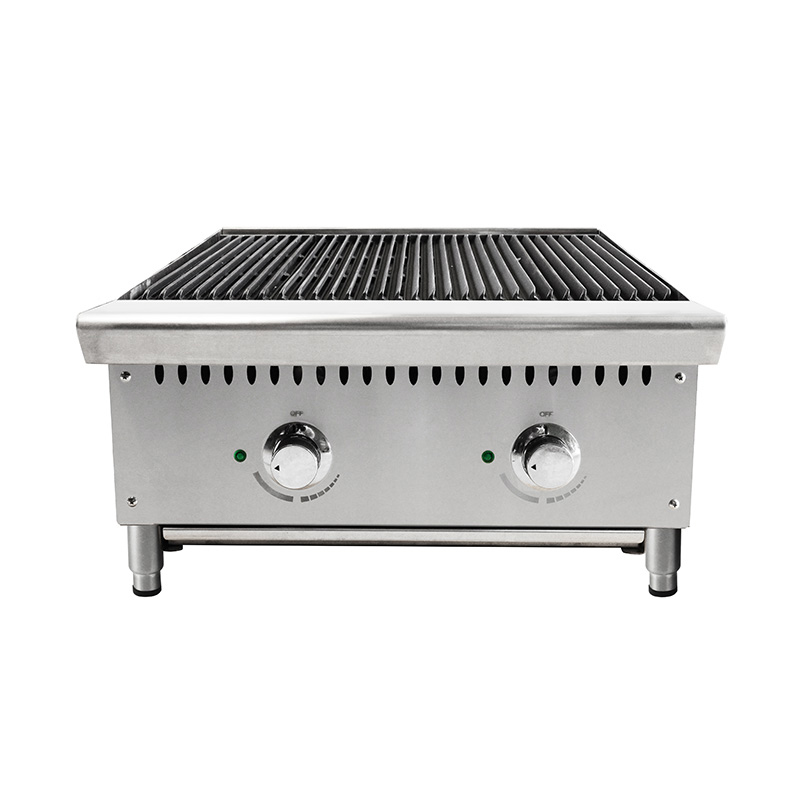 Natural Gas/LPG Lava Rock Grill With Burners Outdoor Indoor Kitchen Machine