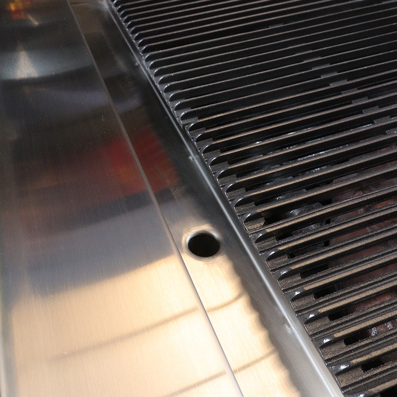 Natural Gas/LPG Lava Rock Grill With Burners Outdoor Indoor Kitchen Machine