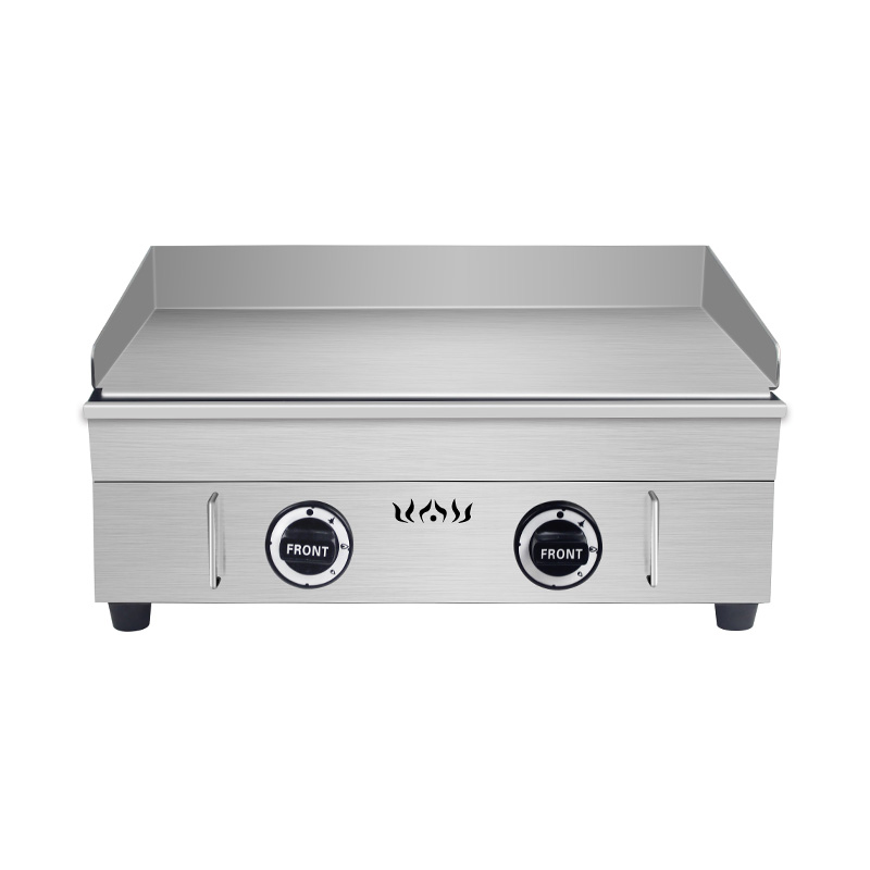 430 SS Plate Stainless Steel Natural Gas/LPG Commercial Griddle