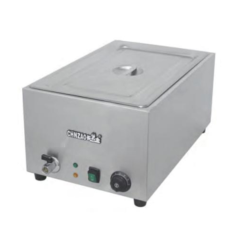 Stainless Steel Commercial Electric Dry Burning Bain Marie Machine With Welded Water Tank