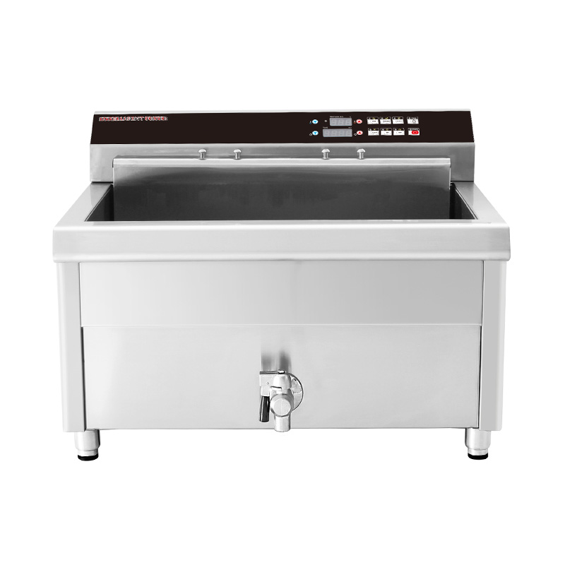 Computer Control Panel Stainless Steel Electric Commercial Countertop Deep Fryer